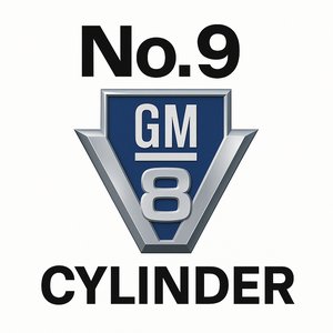 Number 9 (#09) GM V 8 Cylinder