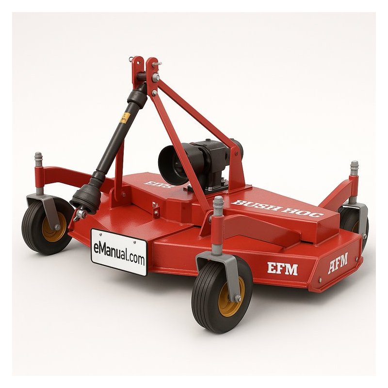 Bush Hog Efm 480 600 Operation Maintenance Owners Manual PDF Download