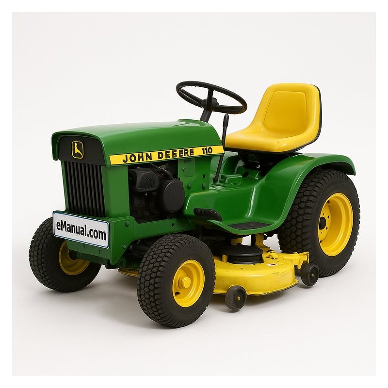 John Deere 110 112 130 160 165 175 180 185 Lawn & Garden Tractors Workshop Service Repair Manual PDF Download
