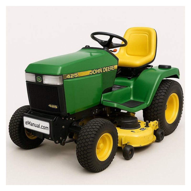 John Deere 425 445 455 Lawn & Garden Tractors Workshop Service Repair Manual PDF Download