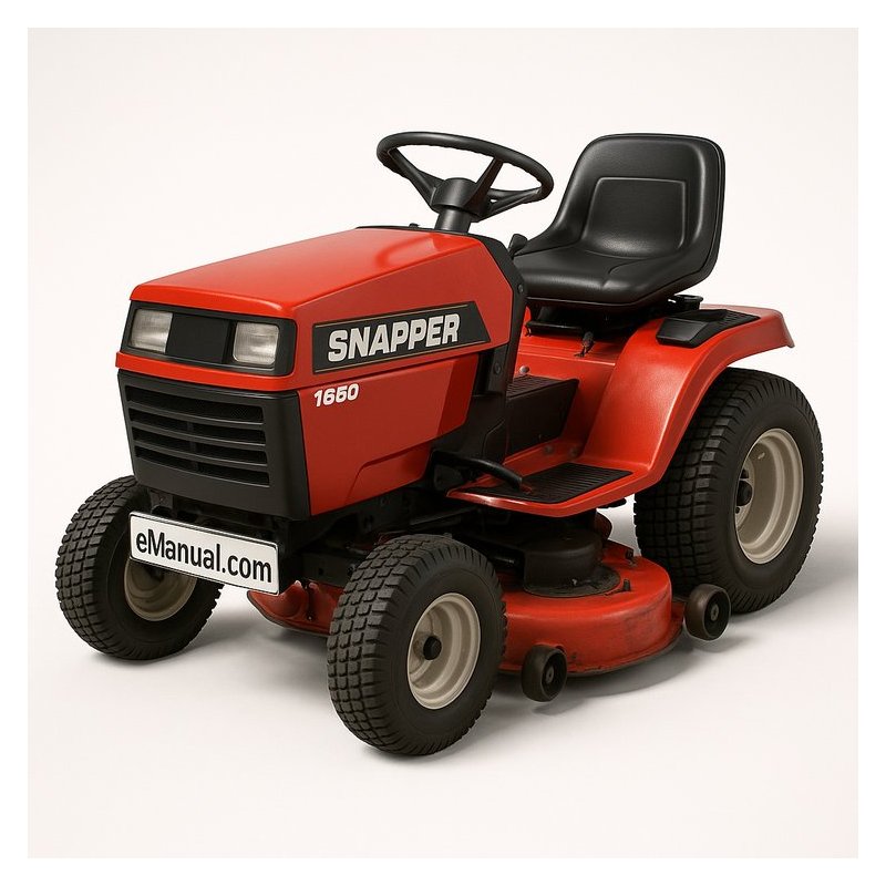 Snapper Tractor 1650 Workshop Service Repair Manual PDF Download