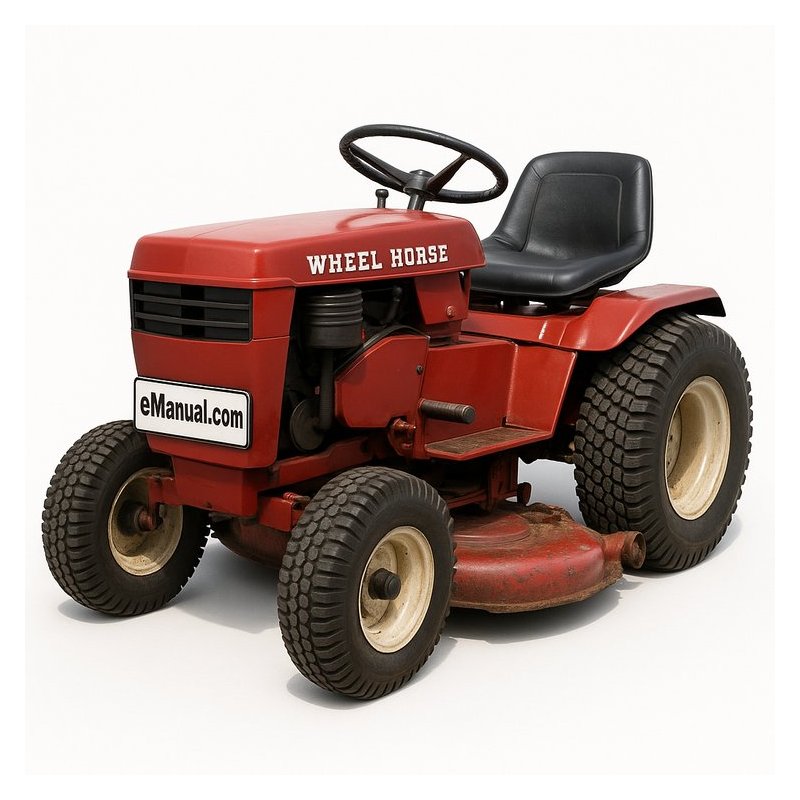 Toro Wheel Horse 200 Series 212H Ride on Mower Workshop Service Repair Manual PDF Download