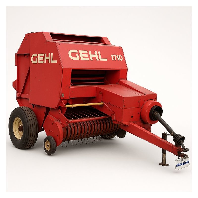 Gehl 1710 Fixed Chamber Round Baler Parts Catalog PDF Download