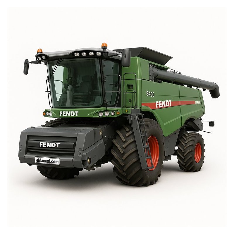 Fendt 8370 8400 Combine Owners Manual PDF Download