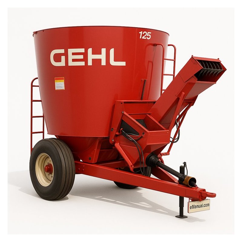 Gehl 125 Mix-All Parts Catalog PDF Download