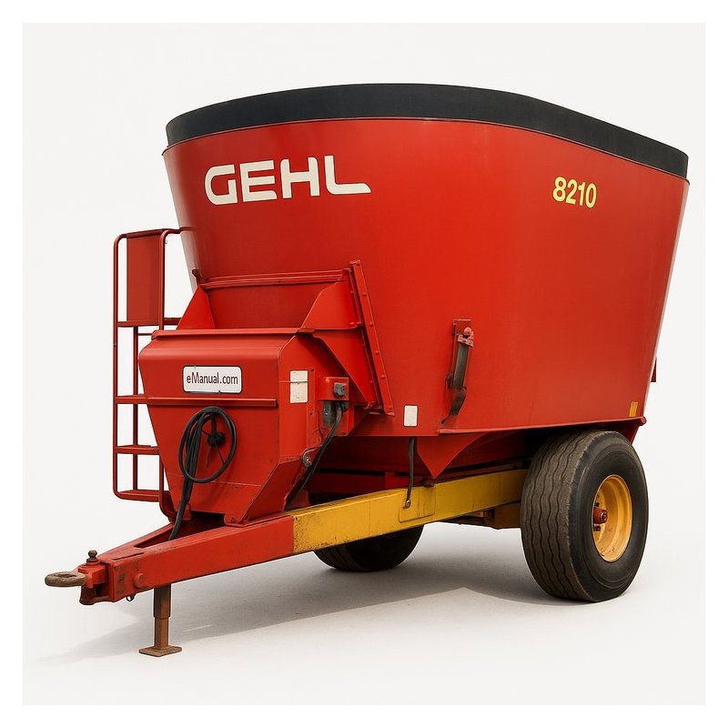 Gehl 8210 Mixer Feeder Parts Catalog PDF Download