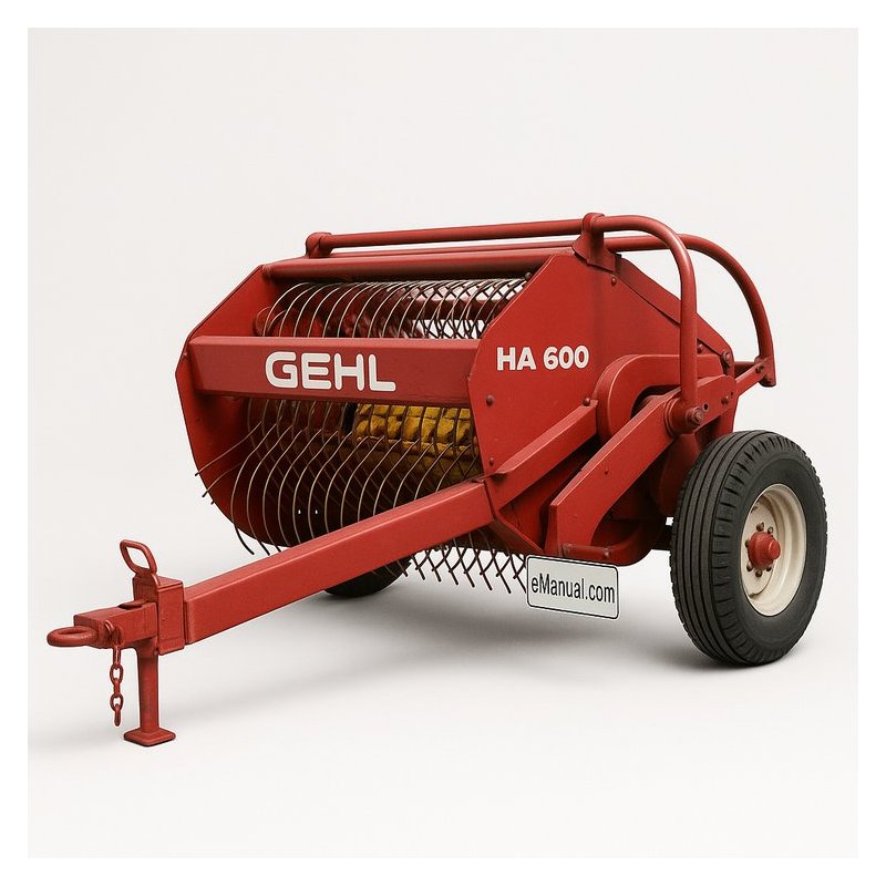 Gehl Ha 600 Quick-Switch Hay Attachment Parts Catalog PDF Download