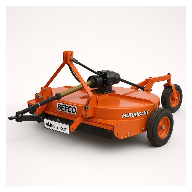 Befco Hurricane Heavy Duty Flail Mower Owners Manual PDF Download