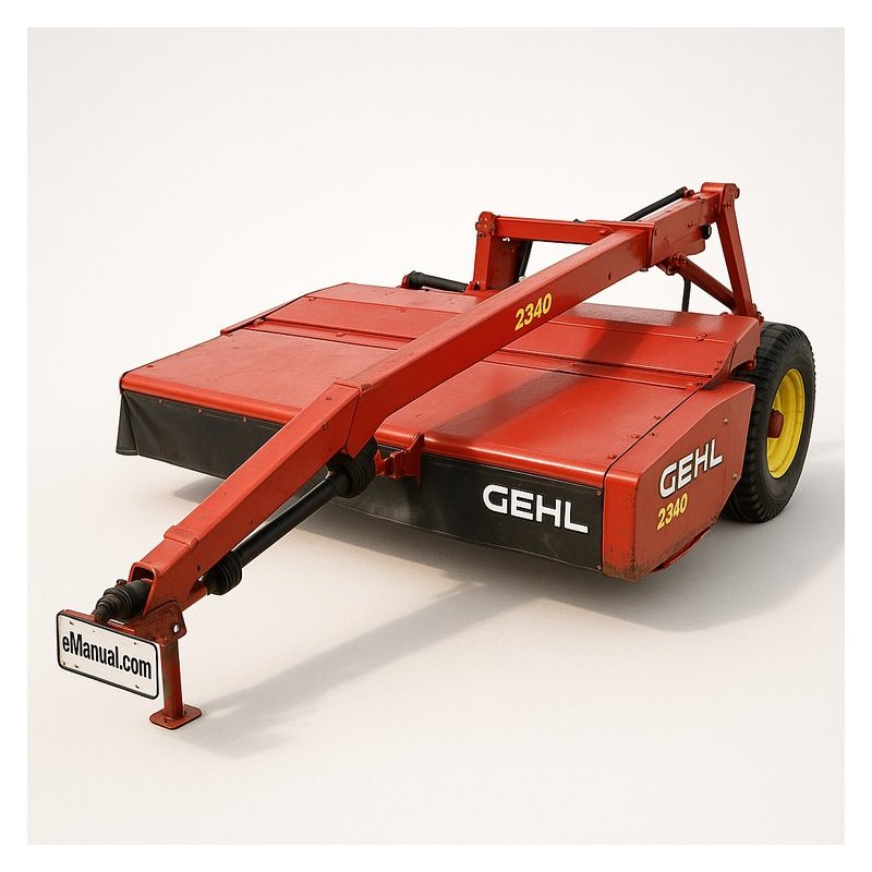 Gehl 2340/2360 Disc Mower Conditioner Parts Catalog PDF Download