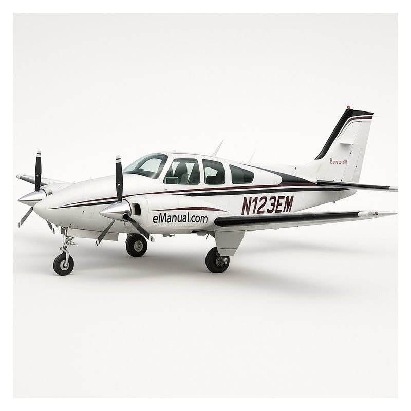 Beechcraft Baron 95-B55 Pilot Operating Handbook Manual Poh Afm PDF Download