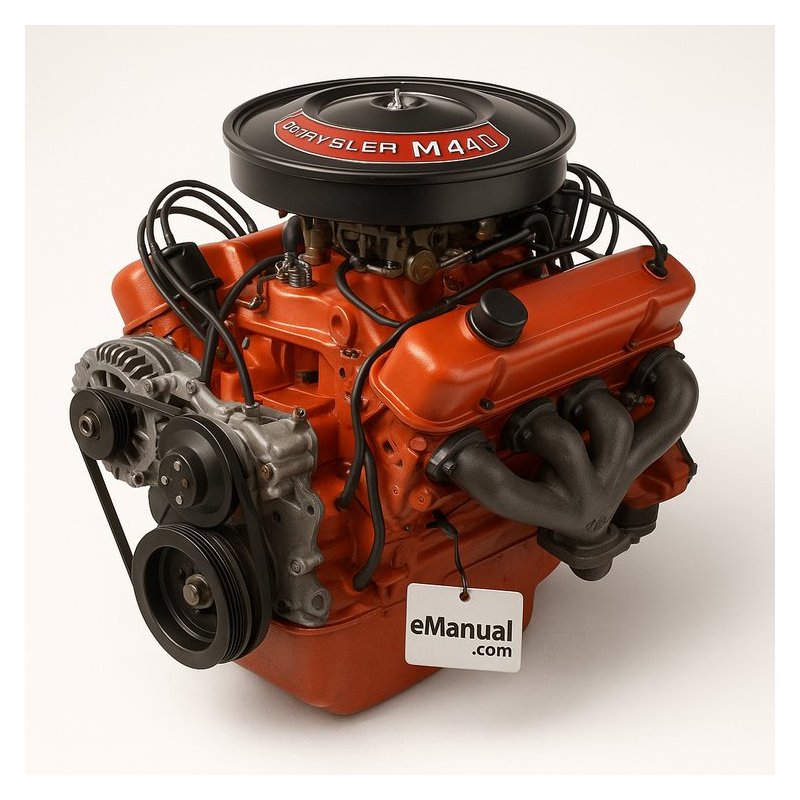 1970s M440 Chrysler Marine Inboard Engine Workshop Service Repair Manual PDF Download