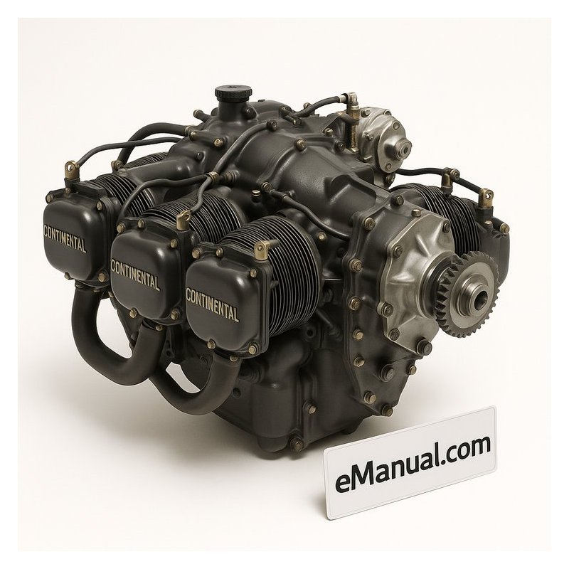 Continental C75 C85 C90 O-200 Engine Service Parts Operator -6- Manuals Set PDF Download