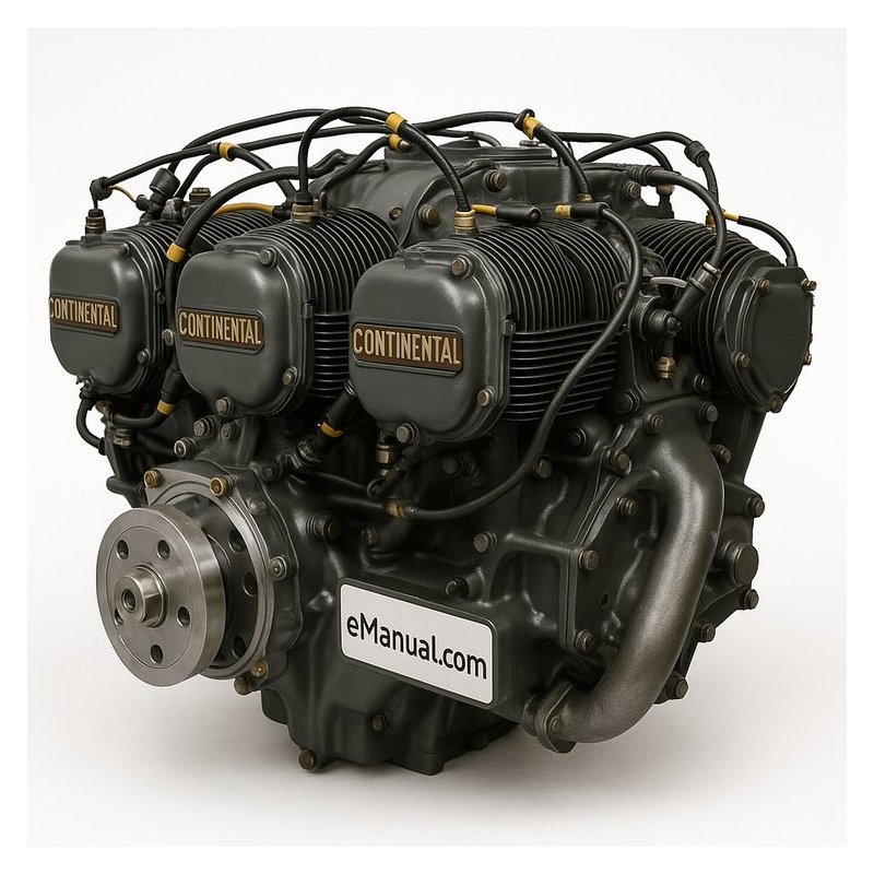 Continental Aircraft Engines O-470 Io-470 Parts Catalog PDF Download