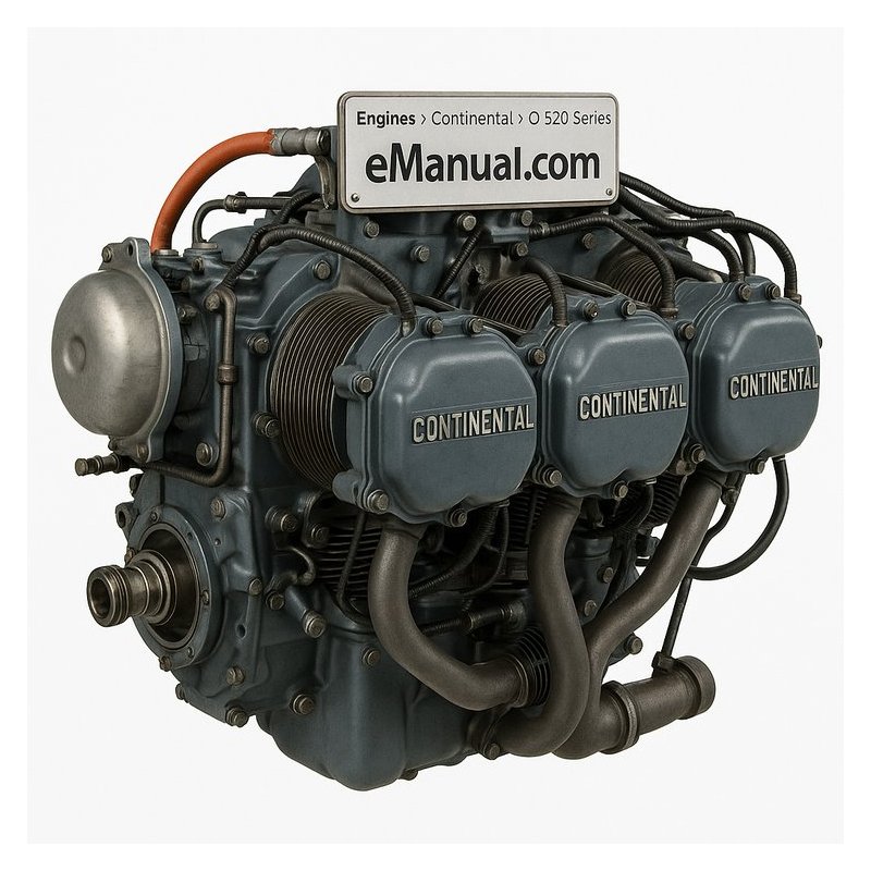 Continental Aircraft Engines Io-520 Parts Catalog PDF Download