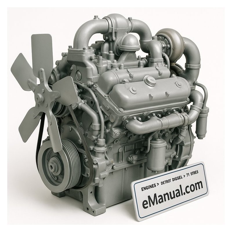 Detroit Diesel Series 71 8V71TA 6-71 6V71 Engine Workshop Service Repair Manual PDF Download