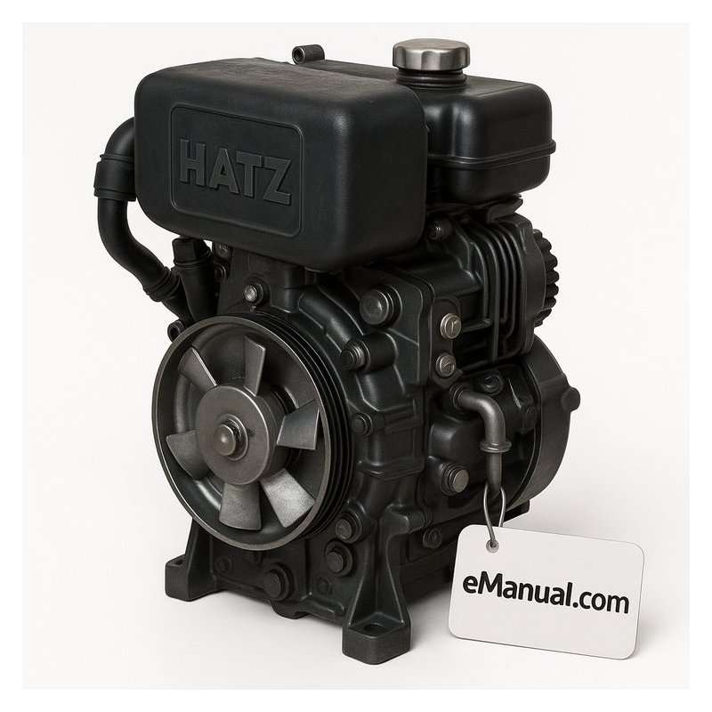 Hatz 1B Series 1B20 1B27 1B30 1B40 1B50 (3 Set) Operation Parts Workshop Service Repair Manual PDF Download