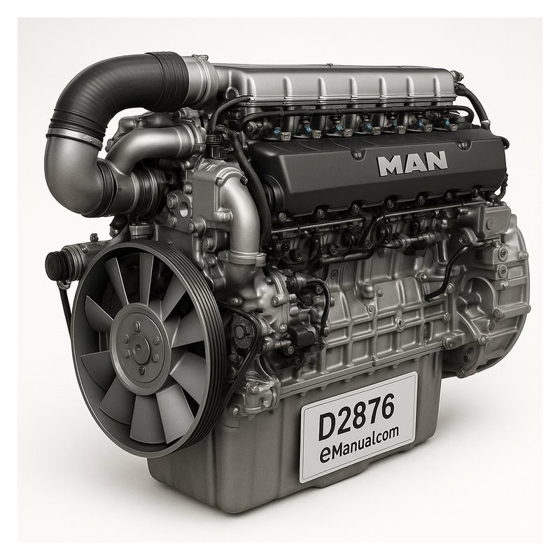 MAN R6-800 (D2876 LE423) R6-730 (D2876 LE433) Marine Diesel Engine Workshop Service Repair Manual PDF Download