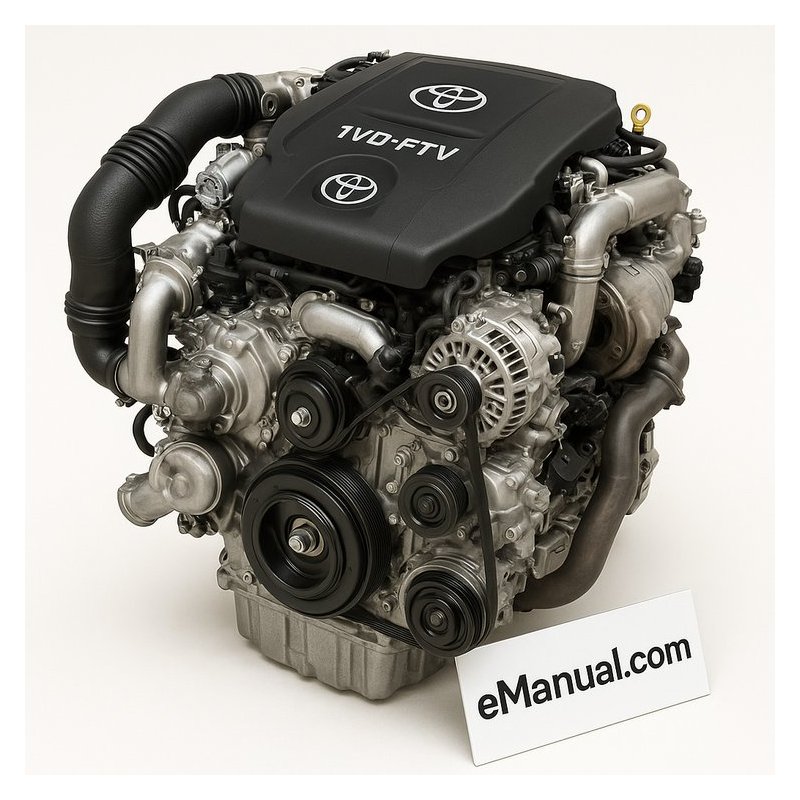 Toyota 1VD-Ftv Turbo Diesel V8 D-4D Engine Workshop Service Repair Manual PDF Download