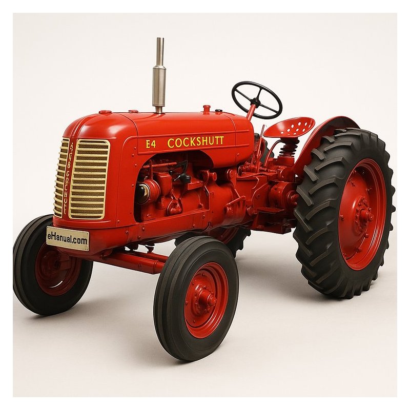 Cockshutt E4 Tractor Workshop Service Repair Manual PDF Download