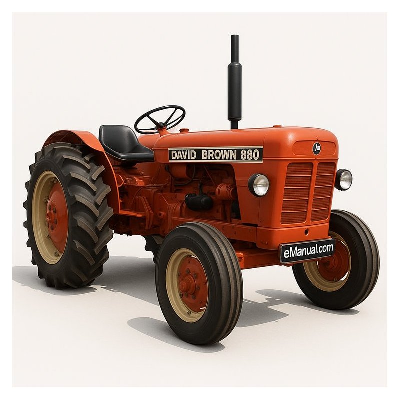 David Brown 880 Tractor Manual Operation Book PDF Download