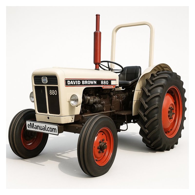 David Brown 880 Selectamatic Tractor Service Parts Catalog PDF Download