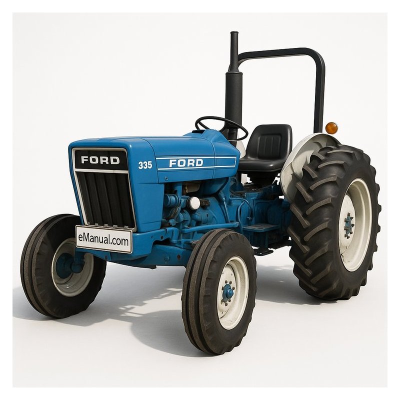 Ford 335 Industrial Tractor Parts Catalog PDF Download