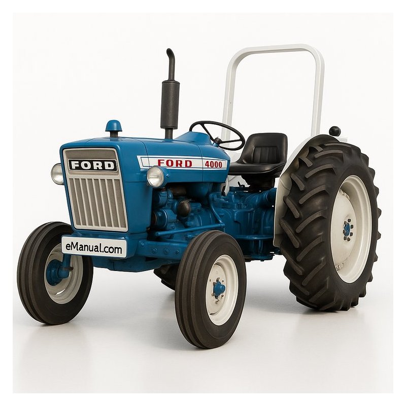 1965 Ford 4000 Agricultural Tractor Workshop Service Repair Manual PDF Download
