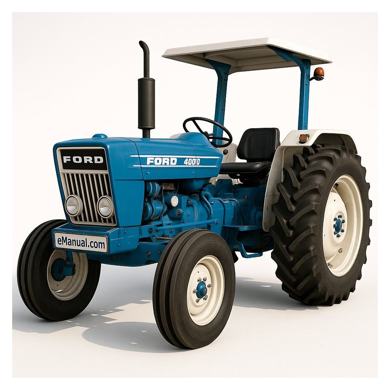 Ford 4600 3 Cylinder Ag Tractor Parts Catalog PDF Download