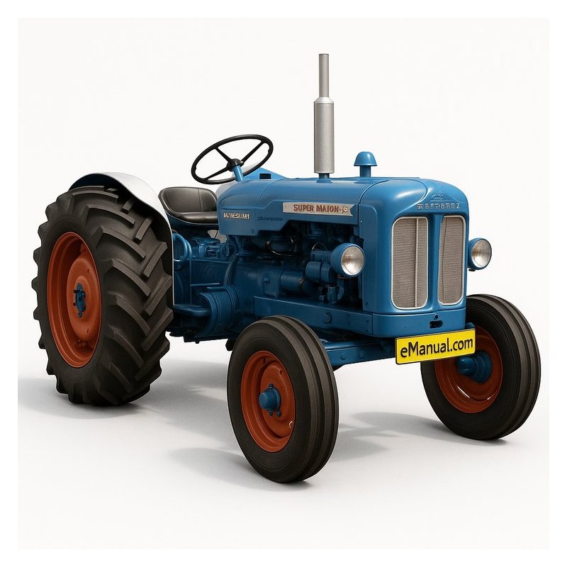1952 Fordson Major & Super Major 1960-64 Tractor Service Epc # 1 Parts Catalog PDF Download