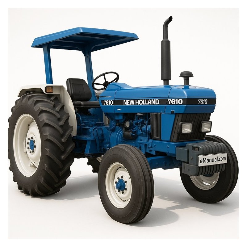 Ford New Holland 7610 Tractor -6- Volumes & - Improved Workshop Service Repair Manual PDF Download