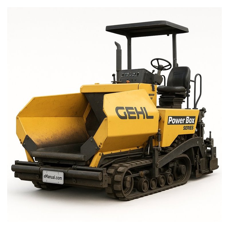 Gehl 1438 1448 Power Box Self-Propelled Paver (Serial Numbers 18100 and Before) Parts Catalog PDF Download