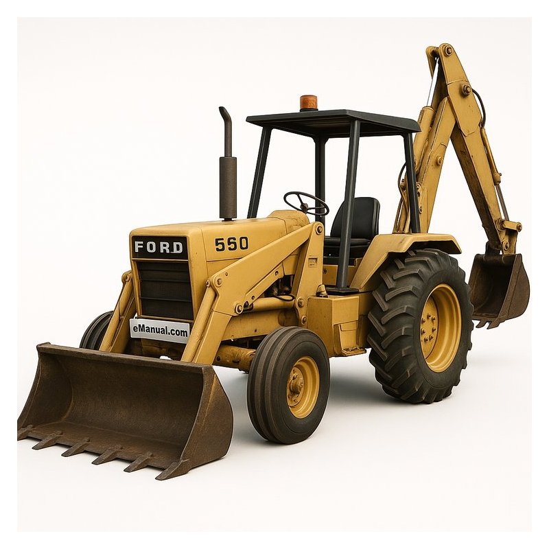 Ford 550 Tractor Loader Backhoe TLB
