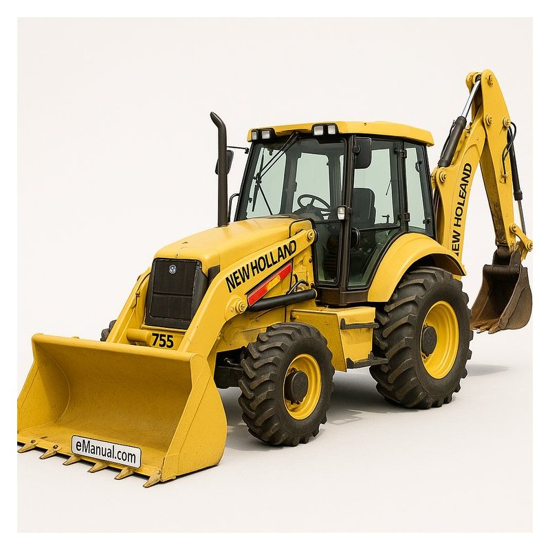 Ford New Holland 755 4 Cylinder Tractor Loader Backhoe Parts Catalog PDF Download