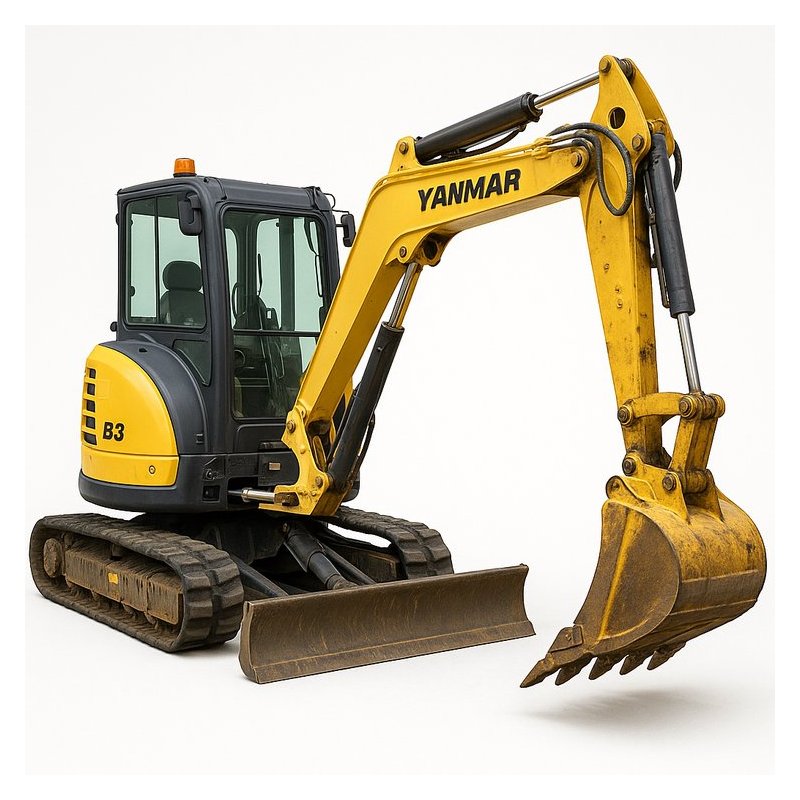 Yanmar Crawler Backhoe B3 & B3-1 & B3-2 Parts Catalog Manual 