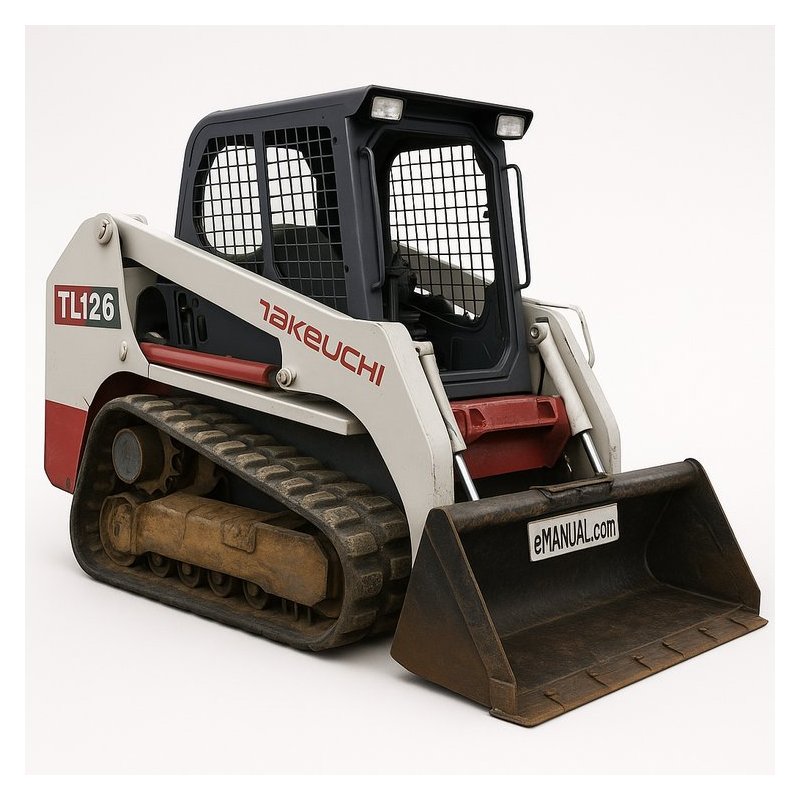 Takeuchi TL26 & TL126 Crawler Loader (2 Manual Set) Parts & Complete Workshop Service Repair Manual 