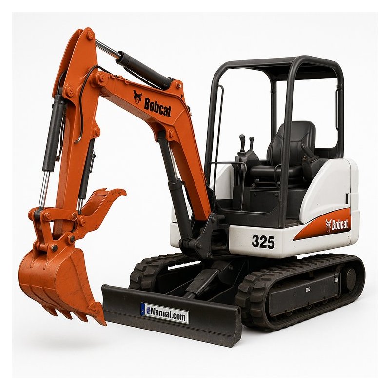 Bobcat x 325 Hydraulic Excavator Sn 514014900 & Above Operation Workshop Service Repair Manual PDF Download