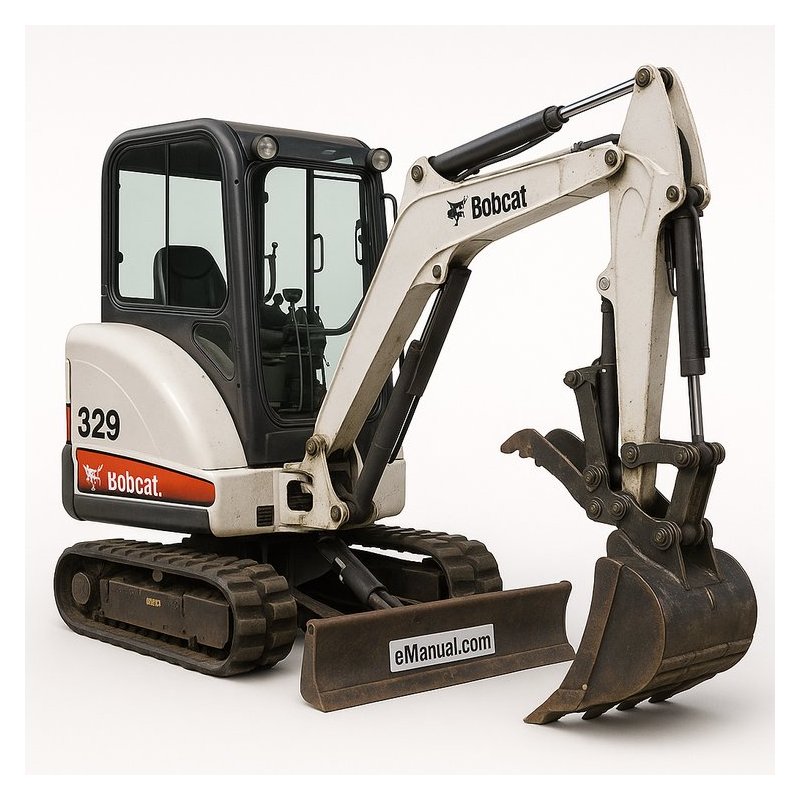 Bobcat 329 Compact Excavator Sn A9K211001 & Above Workshop Service Repair Manual PDF Download