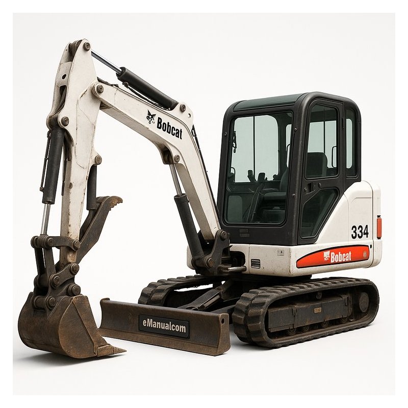 Bobcat 334 Hydraulic Excavator Sn 232511001 & Above (D Series) Workshop Service Repair Manual PDF Download