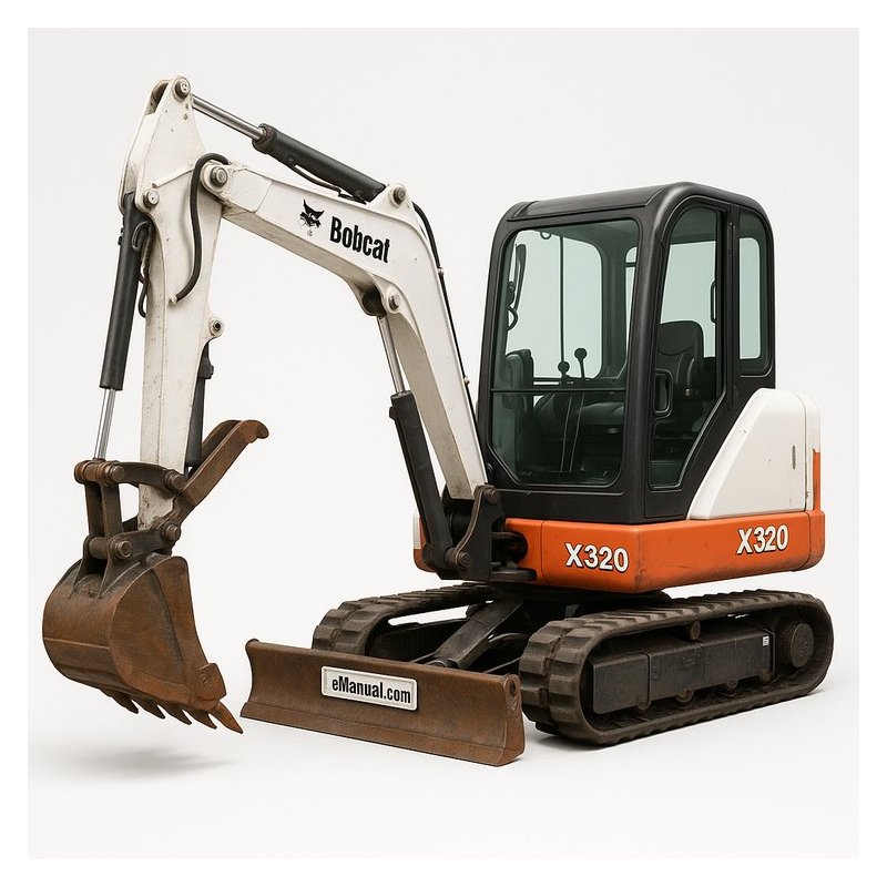 Bobcat X320 X322 Excavator (S/N: 562313001 & Above S/N: 517811001 & Above) Workshop Service Repair Manual PDF Download