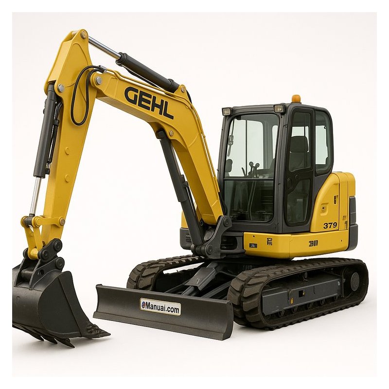 Gehl GE353 373 Mini Compact Excavator Parts Catalog PDF Download