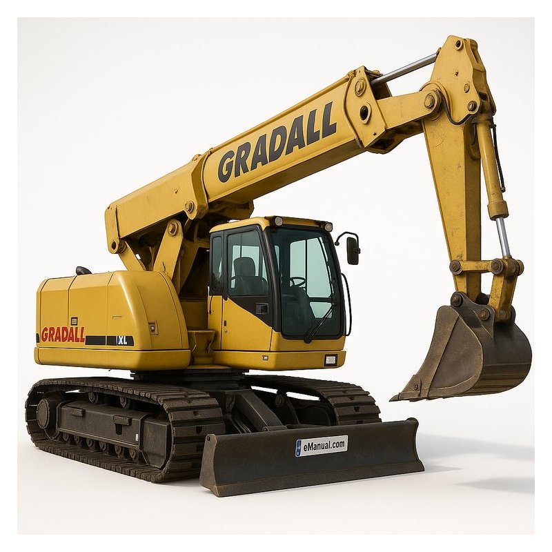 Gradall XL 4210 II Hydraulic Excavator Crawler Service Repair Manual XL4210II PDF Download