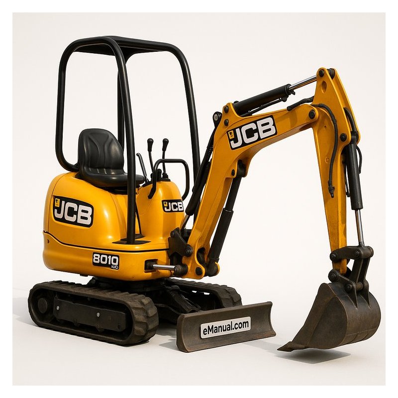 JCB 8010 Excavator Workshop Service Repair Manual PDF Download