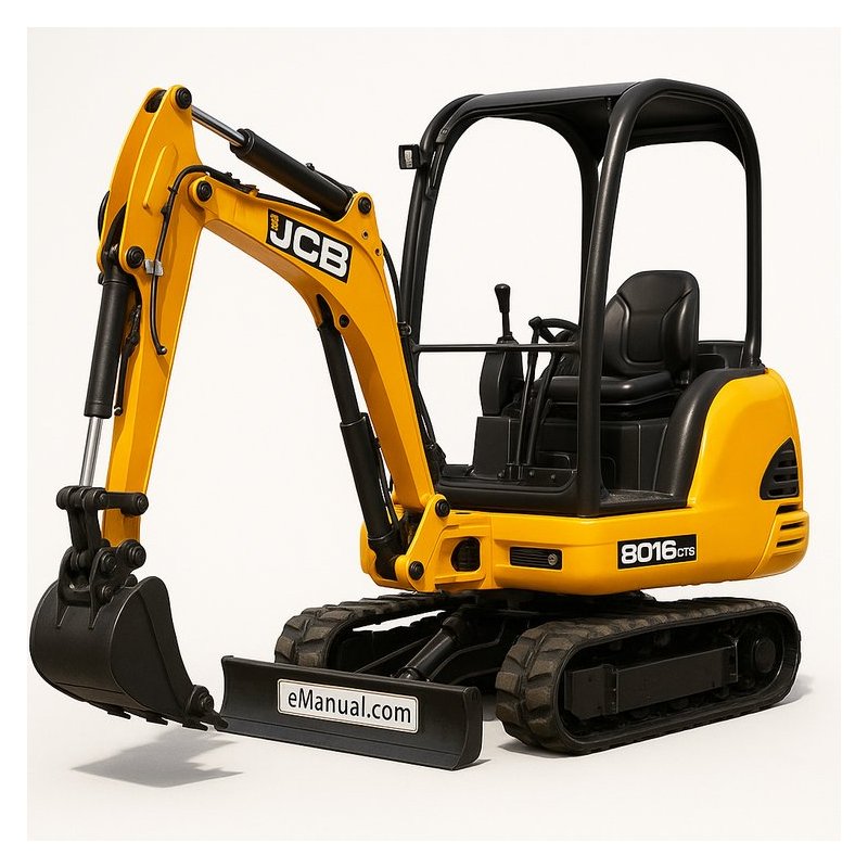 JCB 8016 Mini Excavator Repair Service Manual 