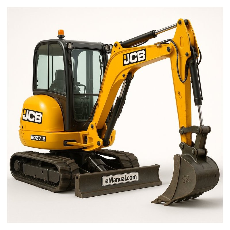 JCB 8027 Z Mini Crawler Excavators Sn 0898000-0898999 Workshop Service Repair Manual PDF Download