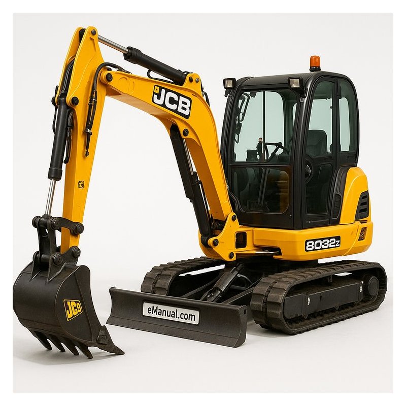 JCB 8027z 8032z Mini Excavator 8027-Z 8032-Z Book Workshop Service Repair Manual PDF Download