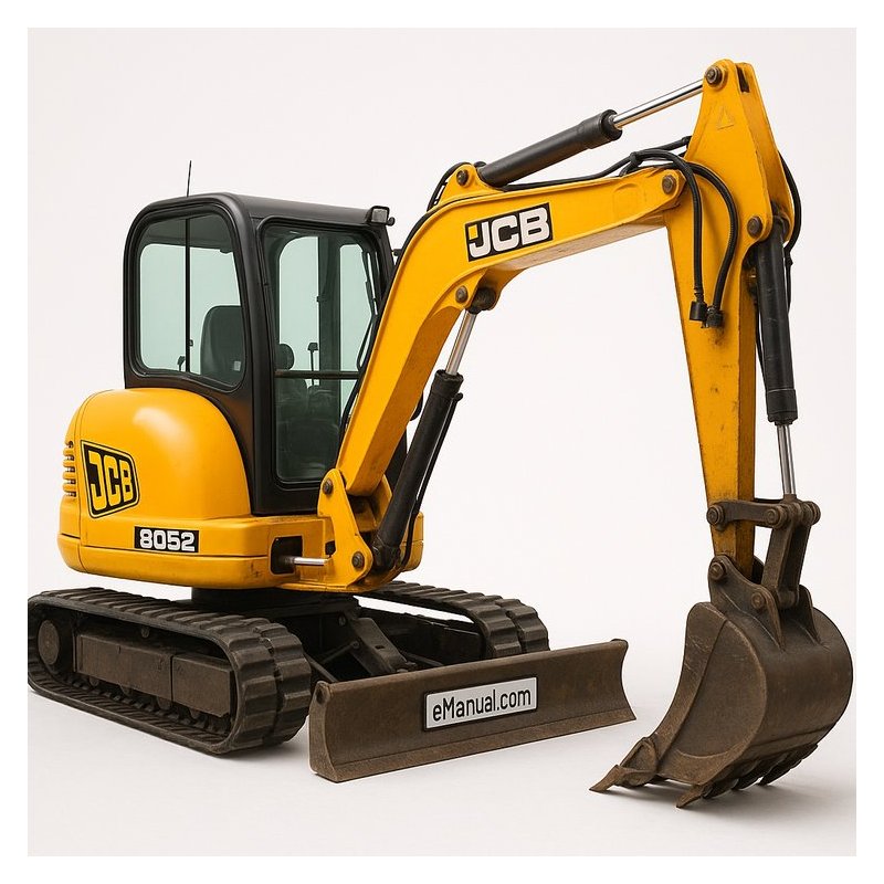 JCB 8052 Midi Excavator Workshop Service Repair Manual PDF Download