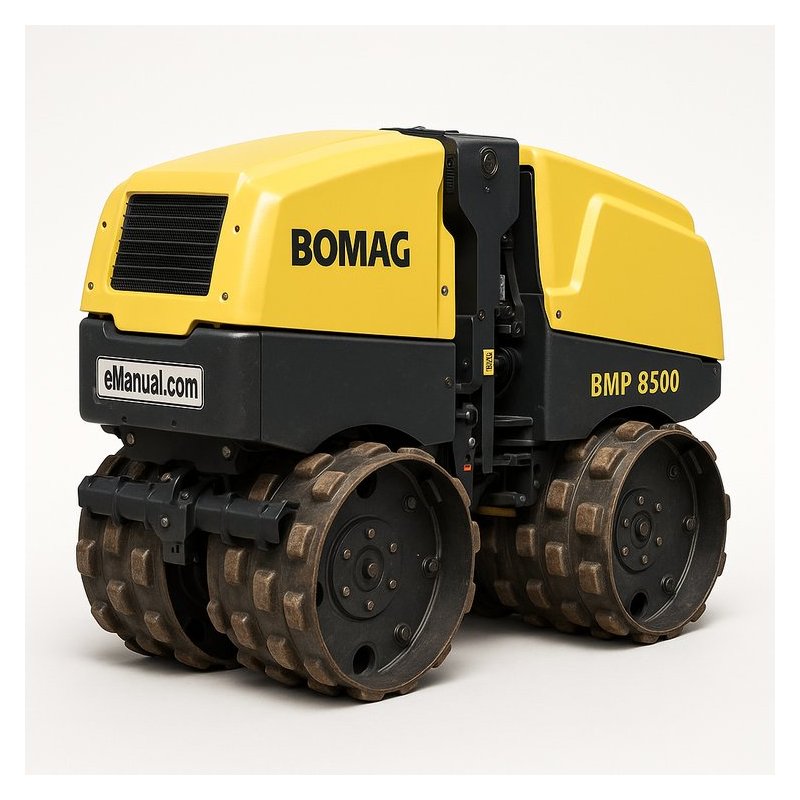 Bomag Bmp 8500 Multi-Purpose Compactor Sn 101720111121 & Up Operating Workshop Service Repair Manual PDF Download
