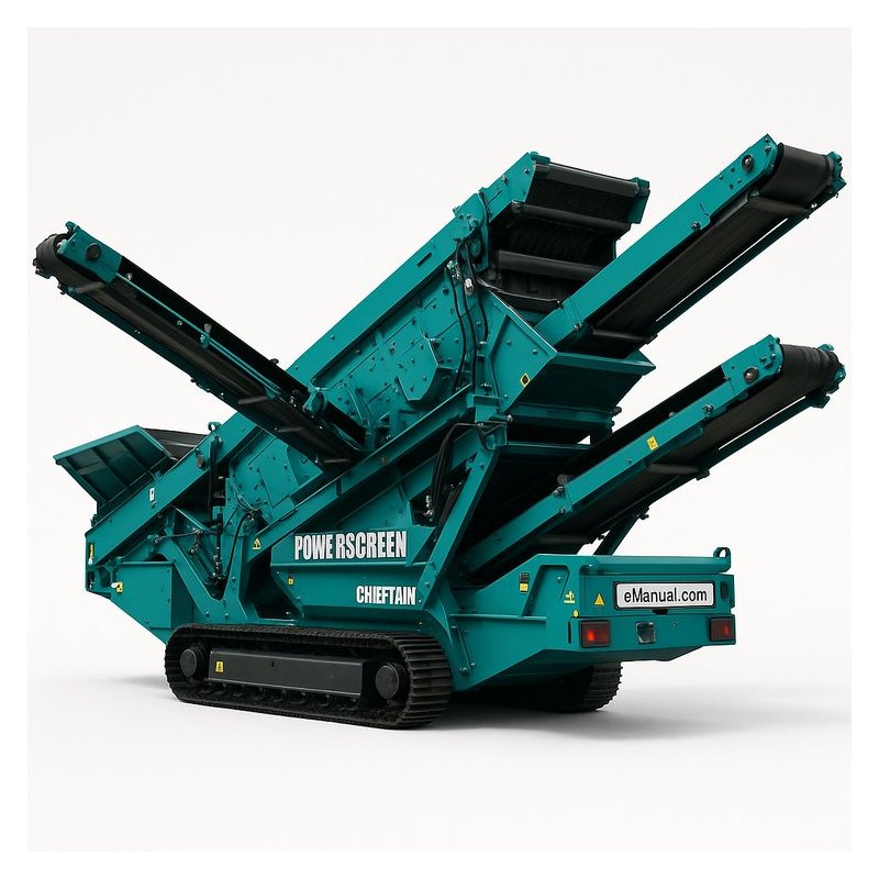 Chieftain 1700-1700S powerscreen operators Manual 