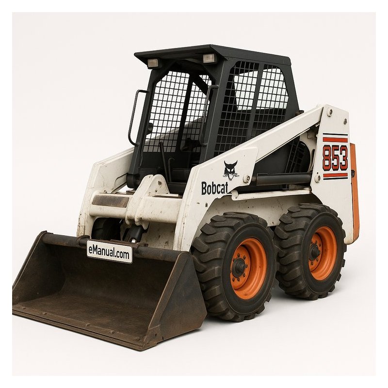 Bobcat 853 Base Skid Steer Loader Sn 510125001-510126819 Operation Workshop Service Repair Manual PDF Download