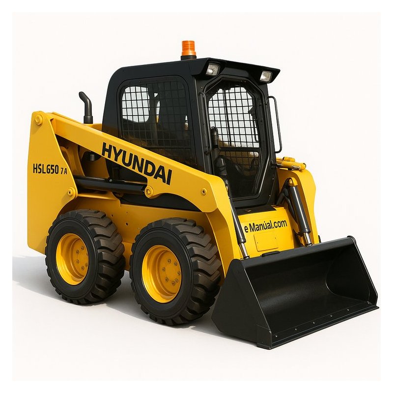 Hyundai Skid Steer Loader HSL650-7 / Workshop Service Repair Manual PDF Download